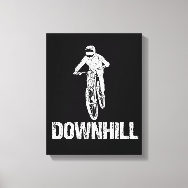 Mountainbiker Leinwanddruck (Vorderseite)