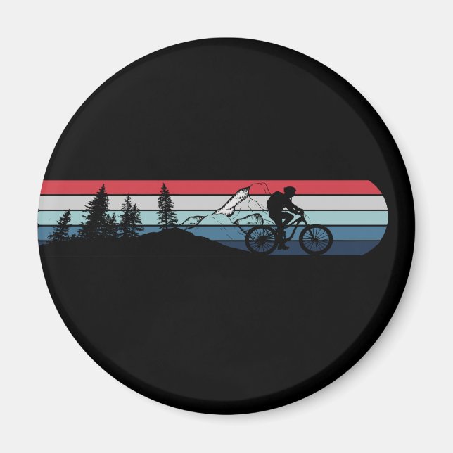 Mountainbiker Magnet (Vorne)
