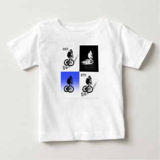 Mountainbiker MTB BMX CYCLIST Stickers Baby T-shirt