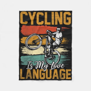 Mountainbiker Radfahrer Liebhaber Rennrad Radfahre Fleecedecke