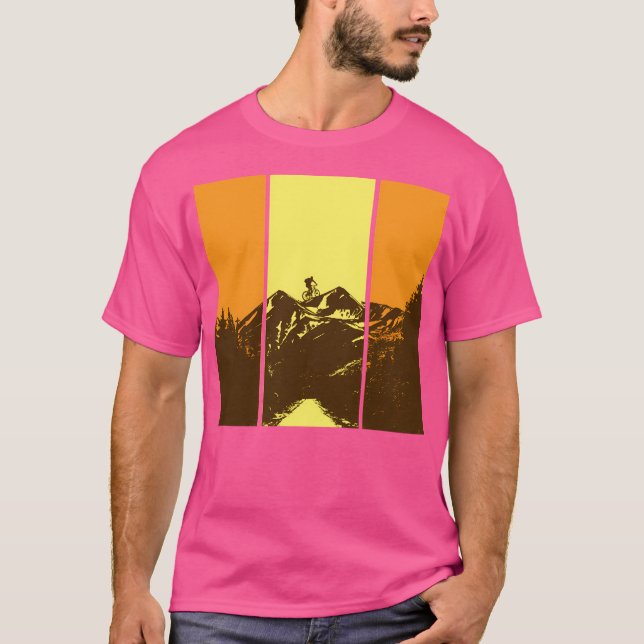 Mountainbiker T-Shirt (Vorderseite)
