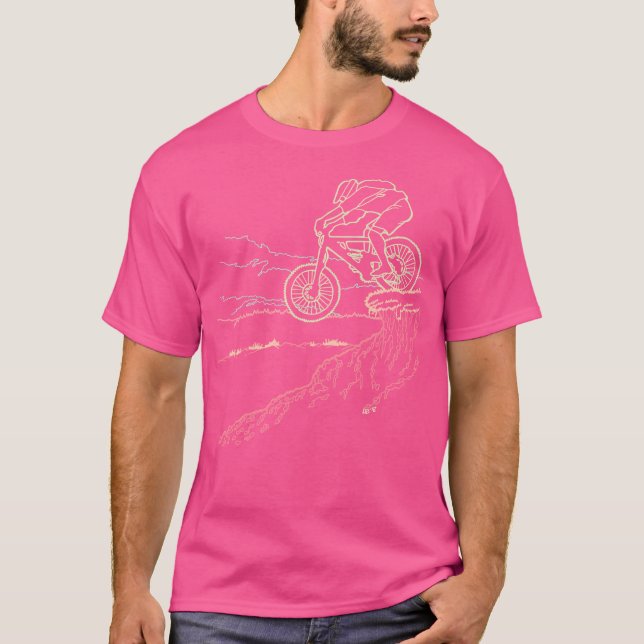 Mountainbiker T-Shirt (Vorderseite)