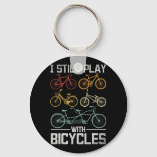 Mountainbiking-Radfahrer Cyclist Ich Spiele immer Schlüsselanhänger
