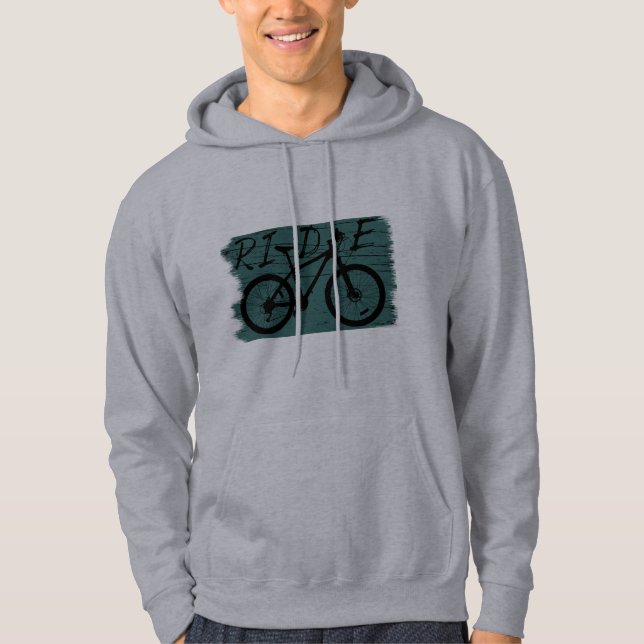 Mountainbiking Vintag Hoodie (Vorderseite)