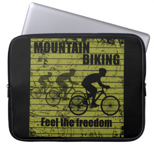 Mountainbiking Vintag Laptopschutzhülle