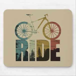 Mountainbiking Vintag Mousepad