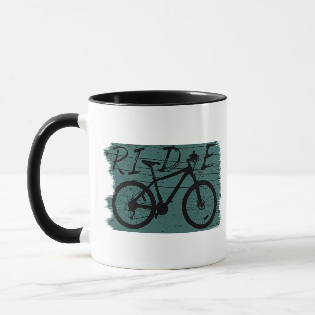 Mountainbiking Vintag Tasse (Links)