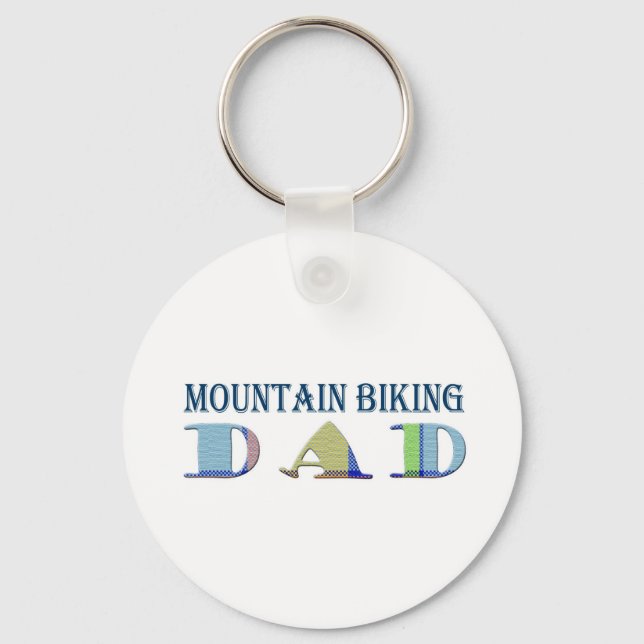 MountainBikingDad Schlüsselanhänger (Vorderseite)
