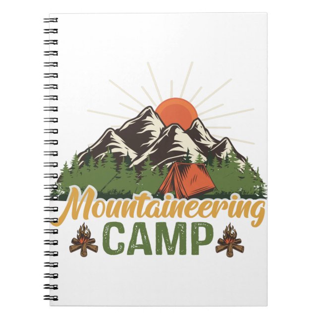 Mountaineering Camp Notizblock (Vorderseite)