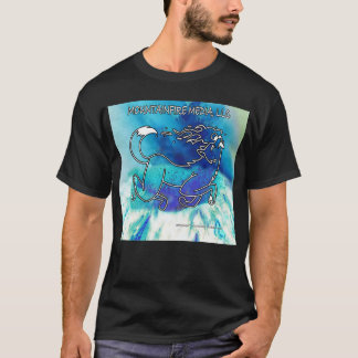 MountainFire-Coyote, die über den blauen Vulkan sp T-Shirt