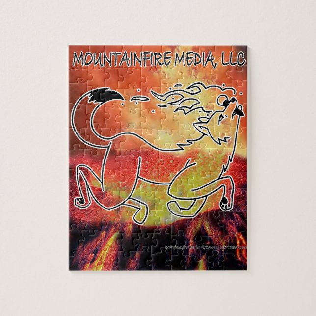 MountainFire Media Coyote Vulkan Puzzle (Vertikal)