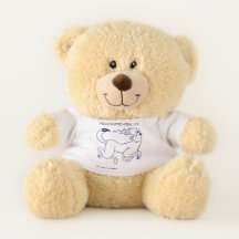 MountainFire Media Logo auf einem plüschigen Teddy