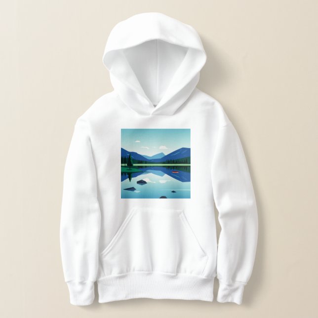 Mountainous landscape of a lake hoodie (Ablage )