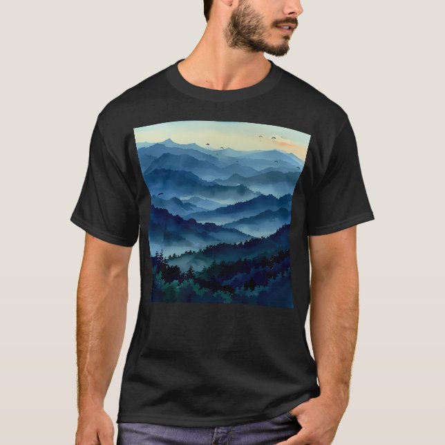 Mountains Active T-Shirt (Vorderseite)