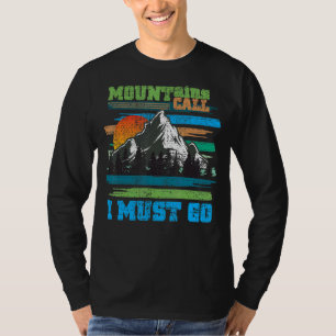 Mountains Nature Camping Wandern Outdoorsman T-Shirt