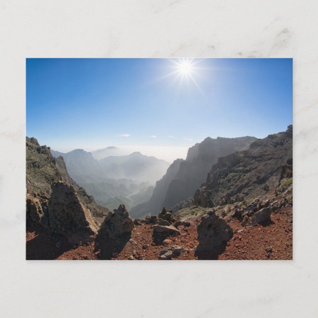 Mountains of La Palma Postkarte (Vorderseite)