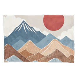 Mountains Sunset Beauty Kissenbezug