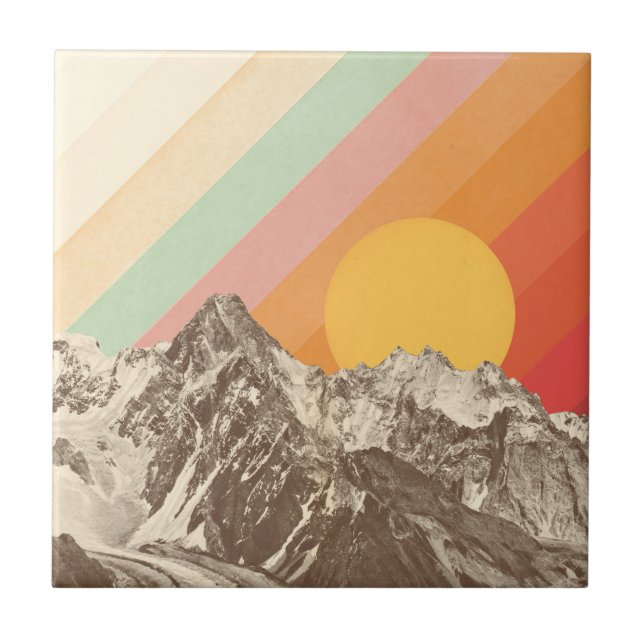 Mountainscape 1% pipe% Florent Bodart Fliese (Vorderseite)