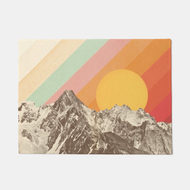 Mountainscape 1% pipe% Florent Bodart Fußmatte (Vorderseite)