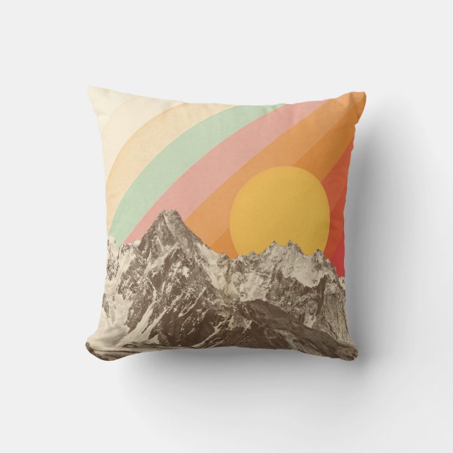 Mountainscape 1% pipe% Florent Bodart Kissen (Vorderseite)