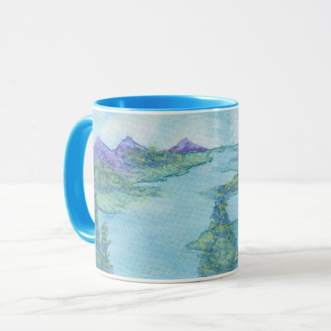 Mountian Shimmer von Lyric Rivera - Tasse des Kaff (Vorderseite Links)