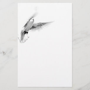 mourning paper dove briefpapier
