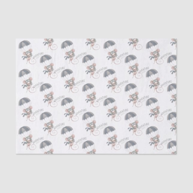 Mouse Adventure erwartet Tissue Paper Seidenpapier (Vorderseite)