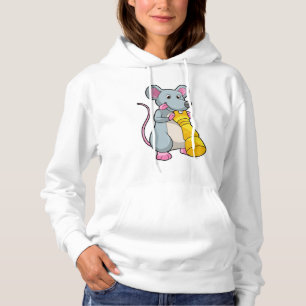 Mouse am Schach mit Schachstück gepaart Hoodie