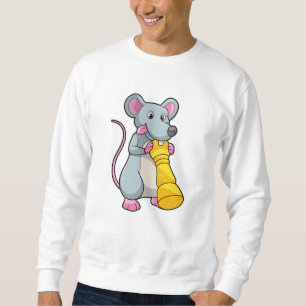 Mouse am Schach mit Schachstück gepaart Sweatshirt