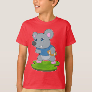Mouse American Football Sports T-Shirt