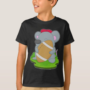 Mouse American Football Sports T-Shirt
