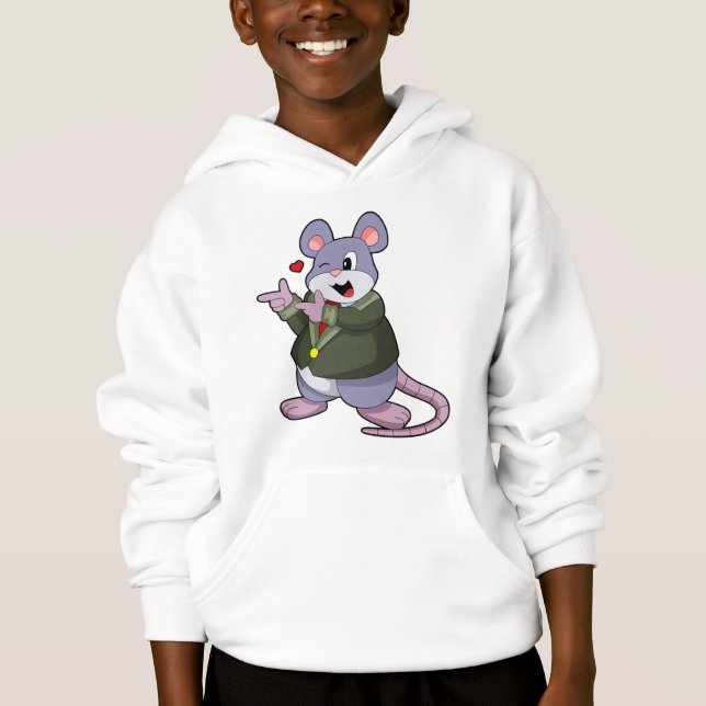 Mouse as Groom mit Anzug Hoodie (Vorderseite)
