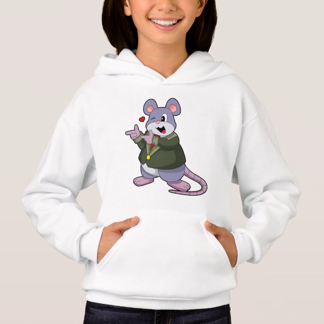 Mouse as Groom mit Anzug Hoodie (Vorderseite)