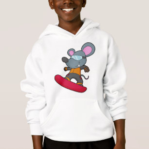 Mouse as Snowboarder with Snowboard Hoodie