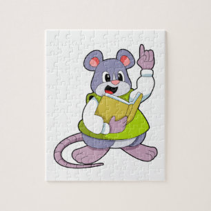 Mouse as Teacher with Book Puzzle