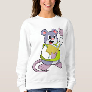 Mouse as Teacher with Book Sweatshirt