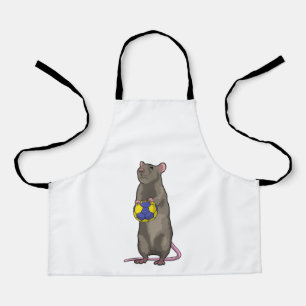 Mouse at Handball Sports Schürze