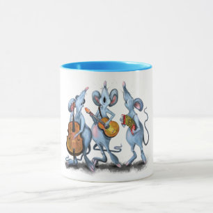 Mouse Band Mug Music Party Tasse