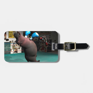 Mouse Beats Hippo KO Gepäckanhänger