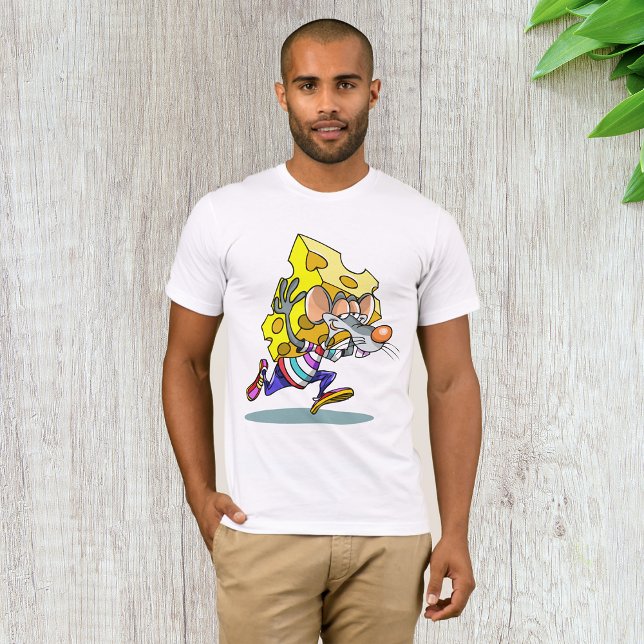 Mouse Carry Cheese Mens T - Shirt (Von Creator hochgeladen)