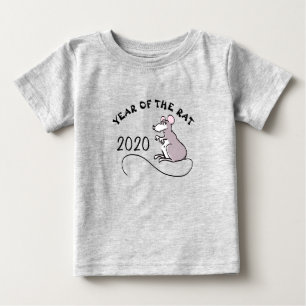 Mouse Cartoon Lunar Rat Neujahr 2020 Baby T - Shir T-shirt