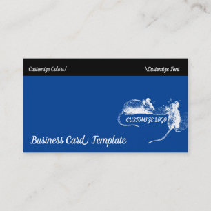 Mouse Cheese Art - Zwei Mäuse Visitenkarte