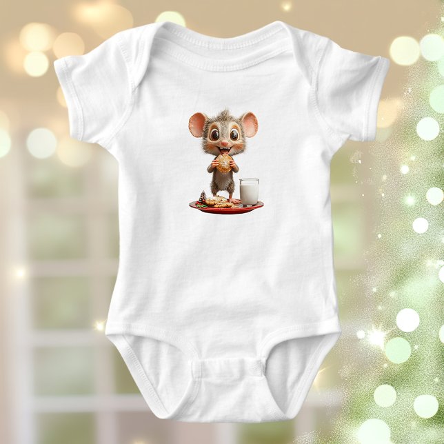 Mouse Christmas Baby Bodysuit Baby Strampler (Von Creator hochgeladen)