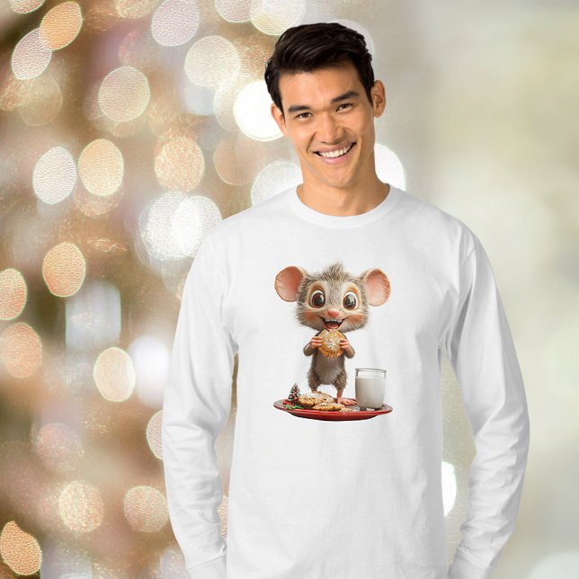 Mouse Christmas Men-T-Shirt T-Shirt (Von Creator hochgeladen)