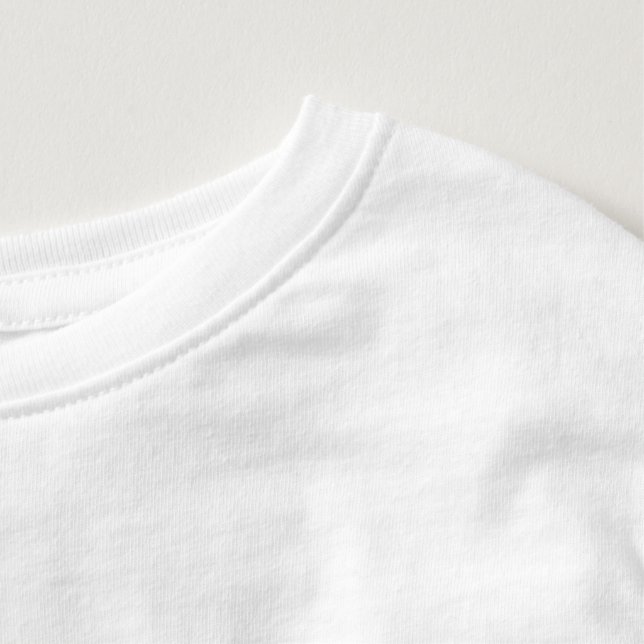 Mouse Cocoa Cappuccino Kleinkind T-shirt (Detail - Hals/Nacken (in Weiß))