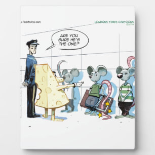 Mouse Crimes by Rick London Funny Fotoplatte