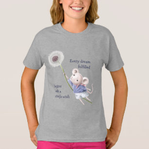 Mouse Dandelion Jeden Traum T - Shirt