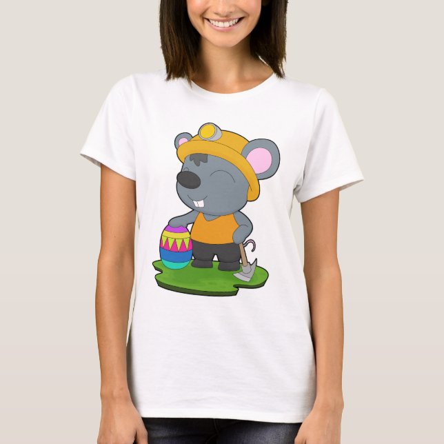 Mouse Easter Mining T-Shirt (Vorderseite)