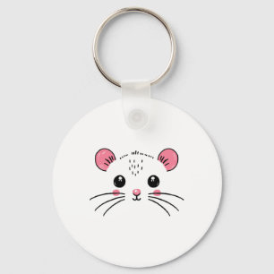 Mouse Face Costume Girl Boy Birthday Mouse Hallowe Schlüsselanhänger