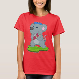 Mouse Flasche Rotwein T-Shirt